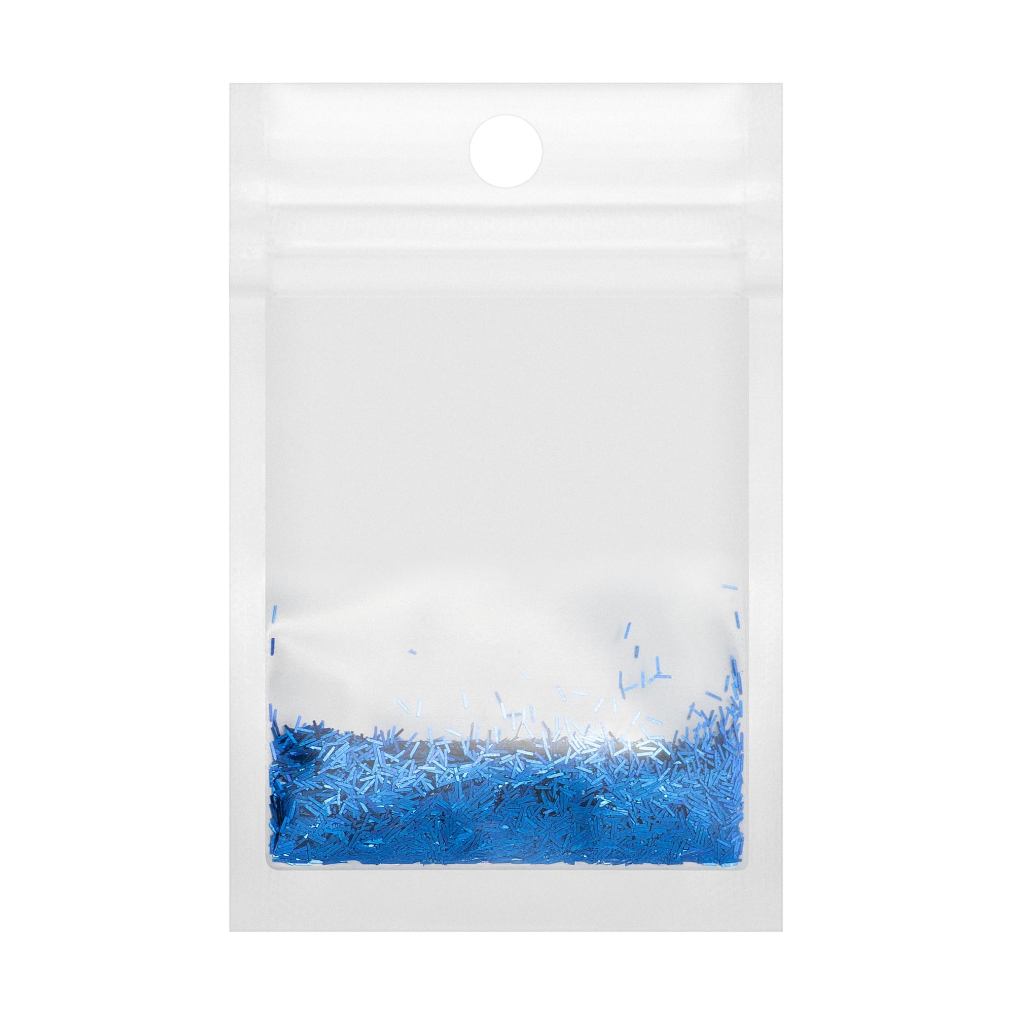 Стружка-соломка для декору нігтів Nails Molekula Professional 02 Синій (ML1158)
